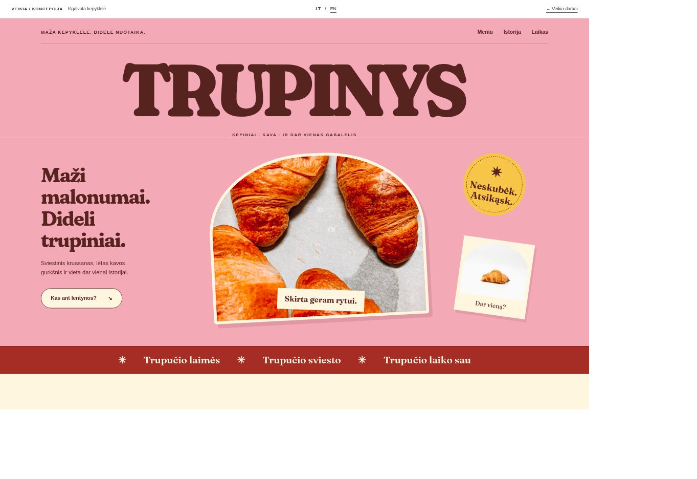 Trupinys — Žaisminga kepyklėlė
